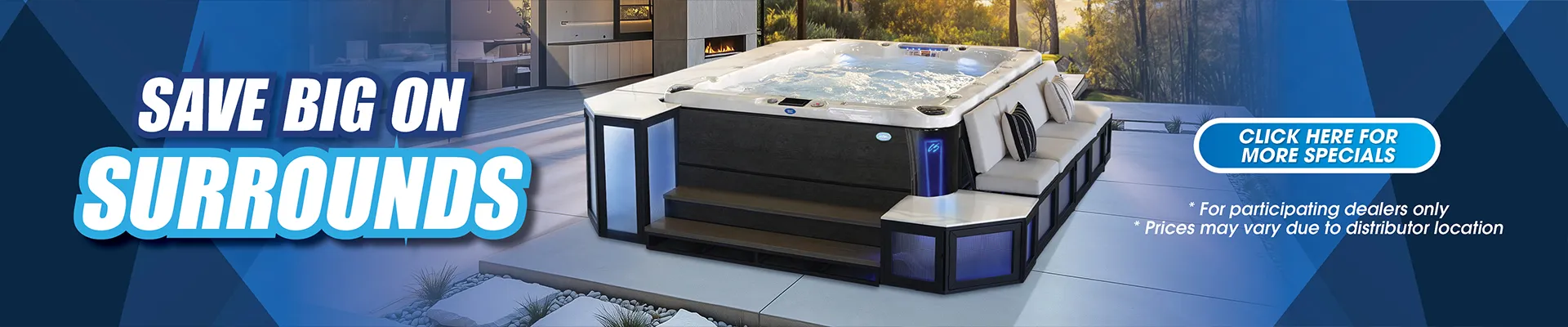 Calspas hot tub being used in a family setting - Paris
